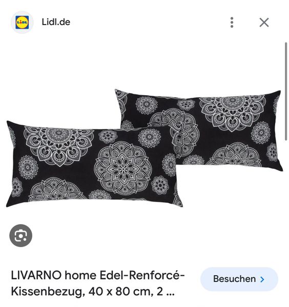 SUCHE: Kissenbezug Mandala Livarno Lidl schwarz/weiß in Hessen - Trebur |  eBay Kleinanzeigen ist jetzt Kleinanzeigen