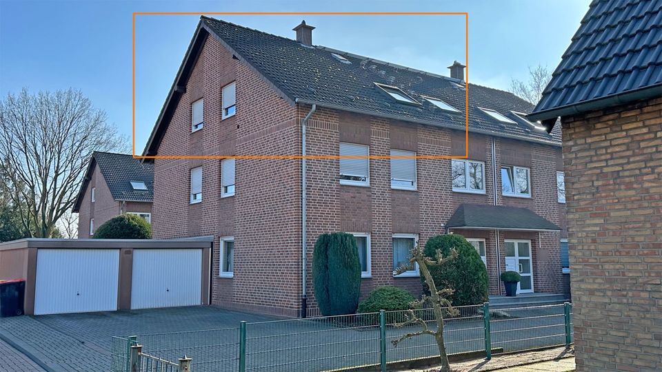 Gemütliche Etagenwohnung mit Balkon und Garage im Dinslakener-Bruch! in Dinslaken