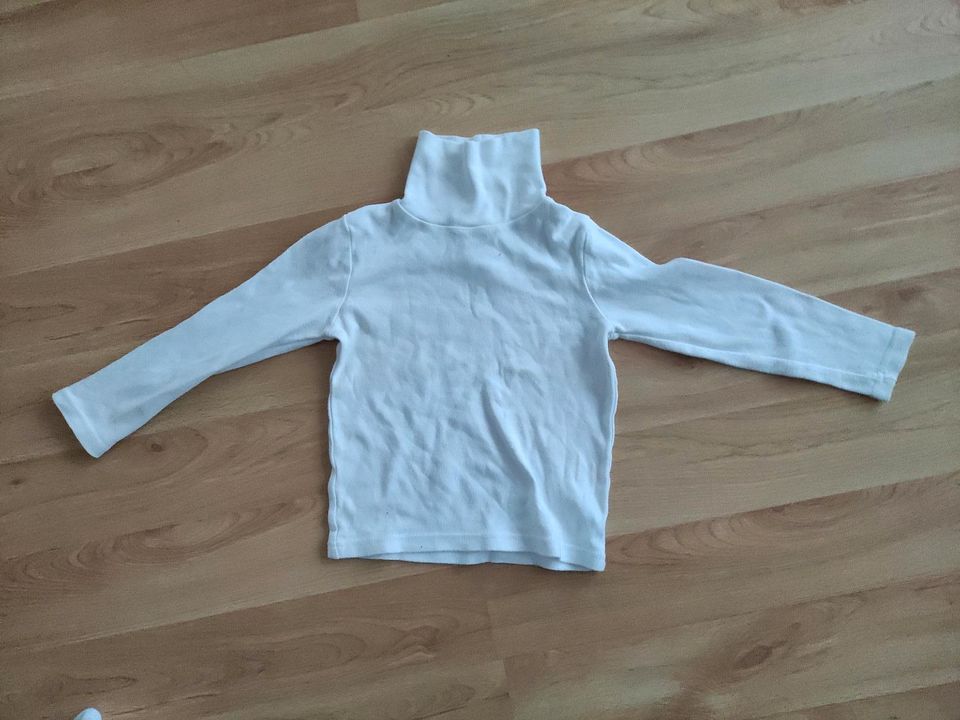 Rollkragen Langarmshirt in Weiß in Bad Neustadt a.d. Saale