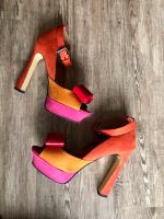 Super High Heels von La Strada 37 bunt pink orange rot peeptoes Köln - Chorweiler Vorschau