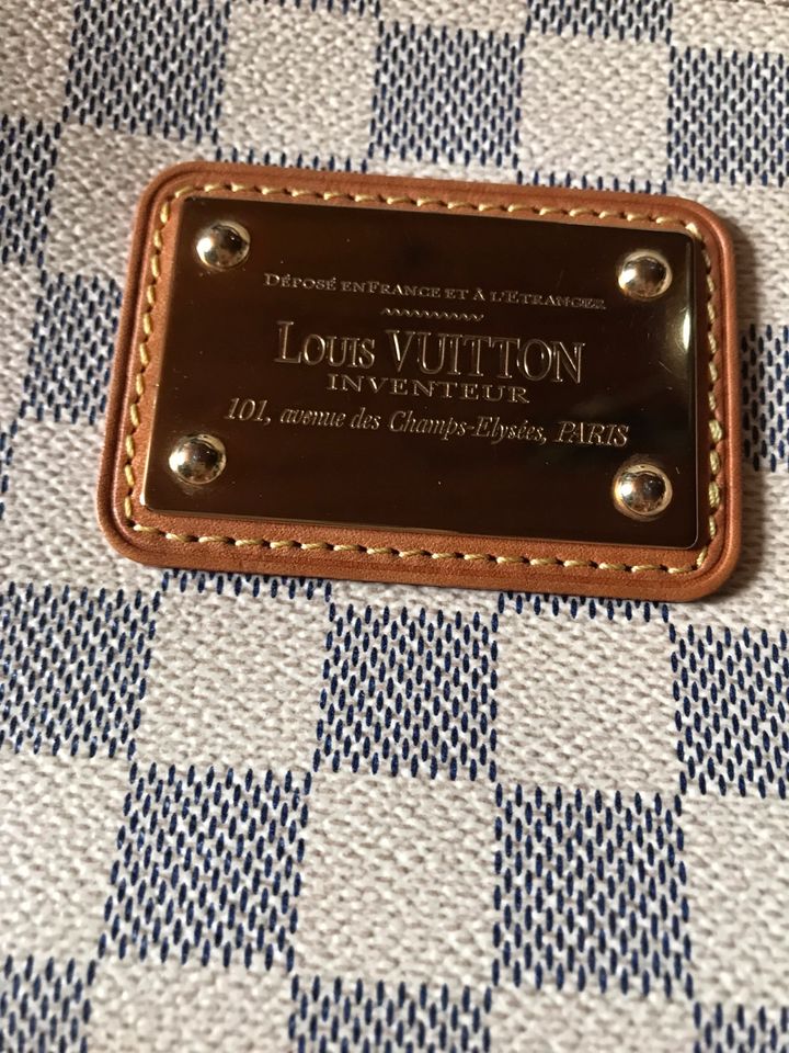 Original Louis Vuitton Pochette EVA Azur Vintage RARE komplett in Theres