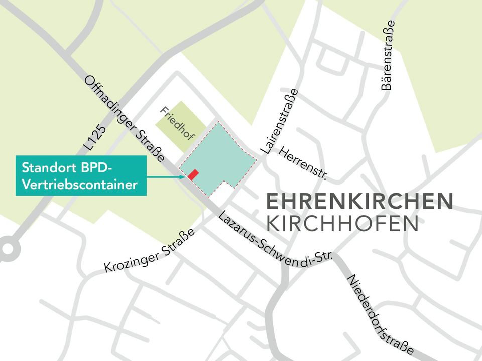 Erdgeschossige 2-Zi-Wo mit gemütlicher Terrasse #402 in Ehrenkirchen