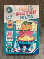 Puzzle Monster Ravensburger NEU Mix & Match 3 x 24 Teile ab 4 J. Hessen - Erbach Vorschau