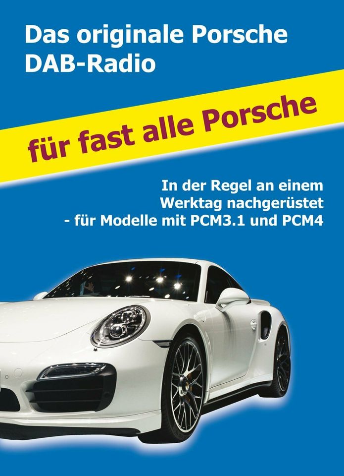 Porsche DAB-Radio original in Emmering