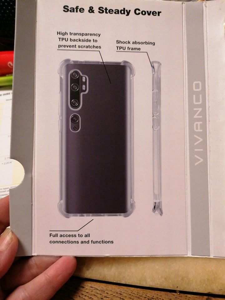 Vivanco safe & steady Cover, für Xiaomi MI Note 10/ Pro, neu in Wuppertal