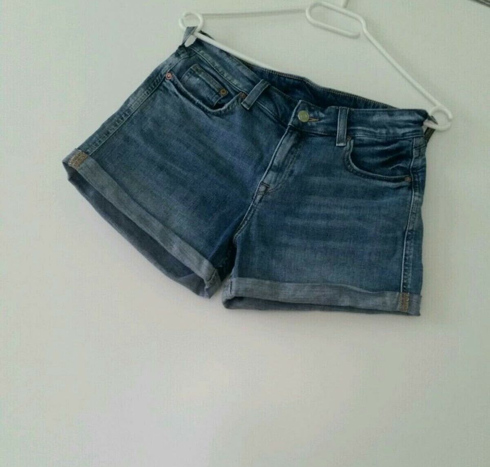 Jeans Hose Gr.34   Relax Shorts Mädchen  denim blau in Rosenberg