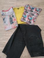 Hose 3 T-Shirts im Set Paket Cecil Größe M Bayern - Schwandorf Vorschau