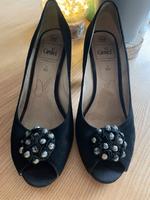 Peeptoe Pumps Caprice schwarz 40.5 Bayern - Coburg Vorschau