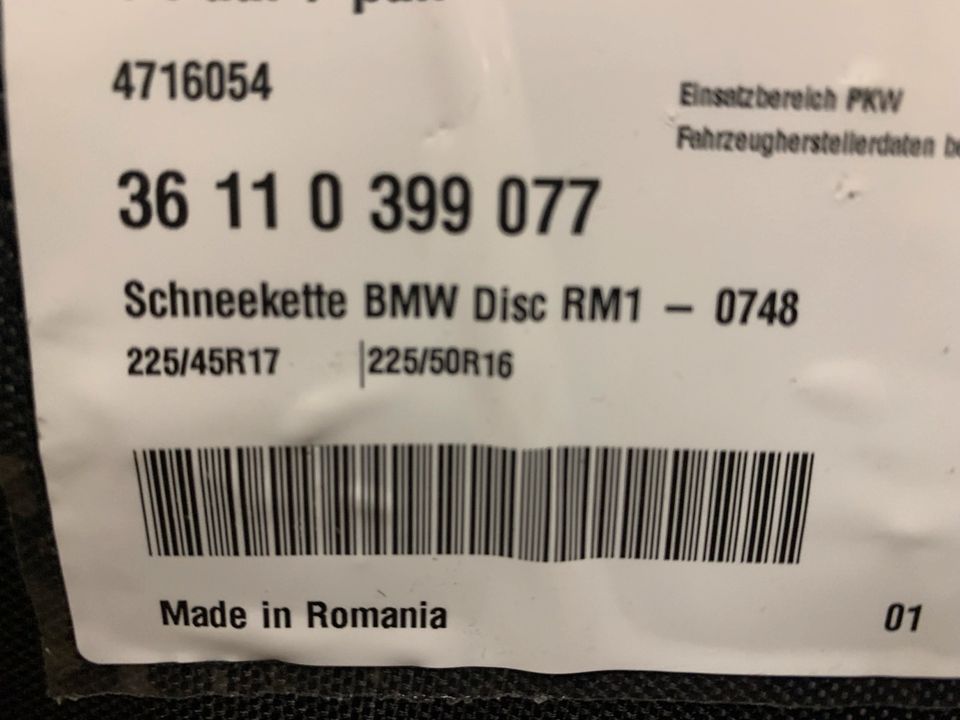BMW Schneeketten RUD-Matic 225/45R17 in Berlin