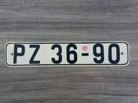 Orig.DDR Auto Nummernschild Bez.Potsdam + Prägemarke KFZ Berlin - Marzahn Vorschau