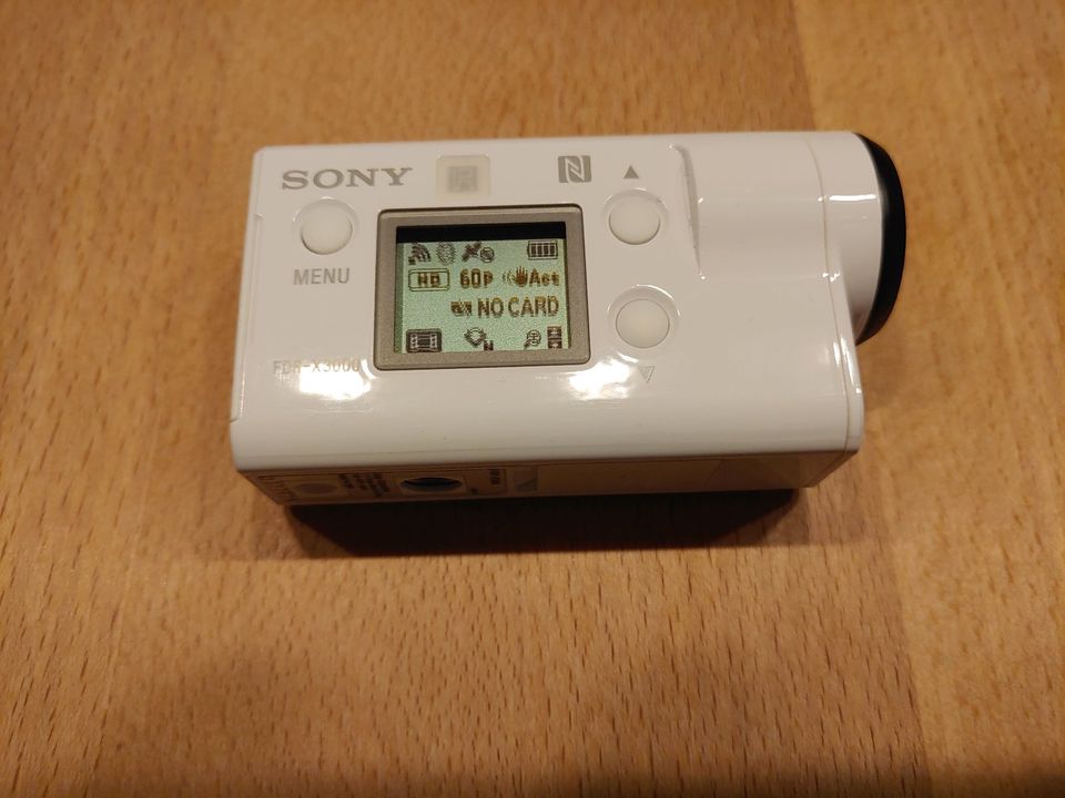 Sony FDR-X3000 4K Action Cam mit Wi-Fi und GPS in Östringen