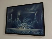 Bild Weltall blau, 40 x 30 cm - gesprayt Bonn - Beuel Vorschau