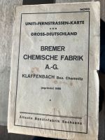 Historische Straßenkarte Deutschland, 1930er/40er Jahre Sachsen - Neukirchen/Erzgeb Vorschau