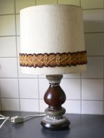 Hustadt Tischlampe 45cm Fat Lava Keramik 70er Lampe mit Schirm Berlin - Schöneberg Vorschau