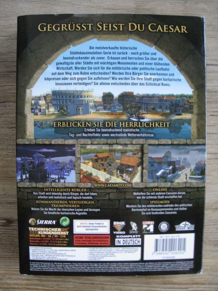 CAESAR lV für PC (CD-ROM) - Kult! in Schalkenbach