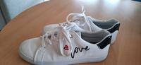 Schuhe weiß Gr. 39 Bayern - Gerzen Vorschau