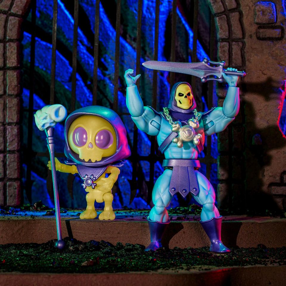 Skeletor x VeeFriends Skilled Skeleton 2Pack MOTU ORIGINS MASTERS in Kirchgandern