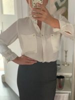 ZARA Bluse/Oberteil,Gr.38/M,creme/beige,Polo schnitt Obergiesing-Fasangarten - Obergiesing Vorschau