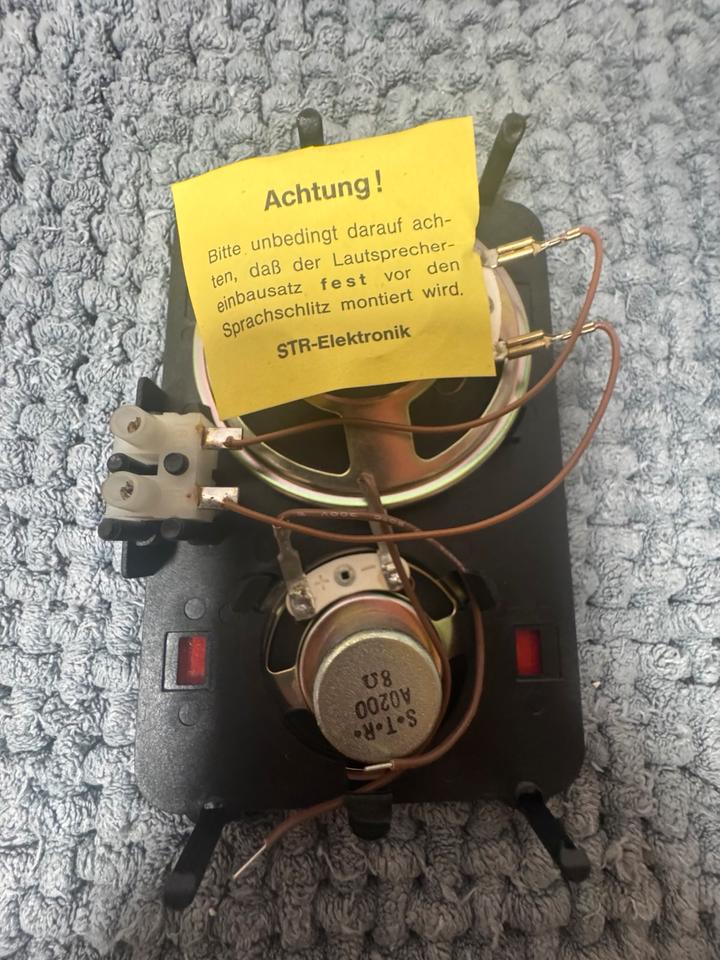 STR Ersatz Lautsprecher A0200 8Ohm  NEU OVP Türsprechanlage in Hockenheim