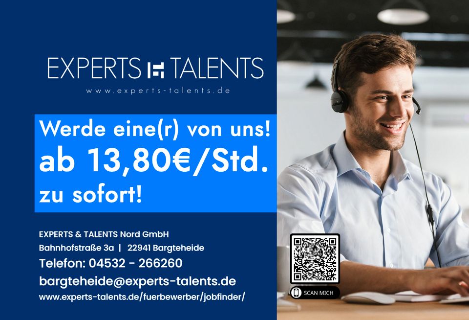 ☄️☎️ Quasselstrippe (m/w/d)☎️☄️ in TZ oder VZ gesucht in Hollingstedt