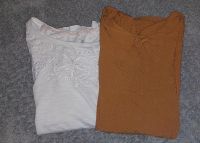 2 T-Shirts weiß und Braun Größe M/42 Baden-Württemberg - Wiesloch Vorschau