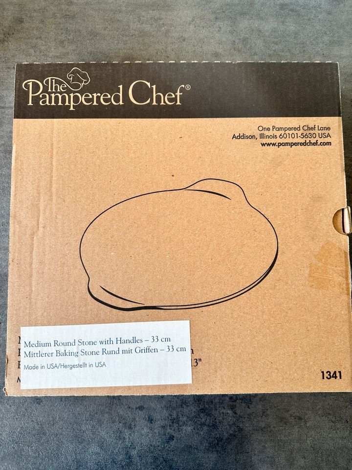 NEU: The Pampered Chef - Baking Stone Medium 33cm in Ingolstadt