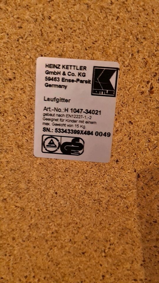 Laufgitter | Laufstall Herlag Kettler Tissi weiß in Gießen