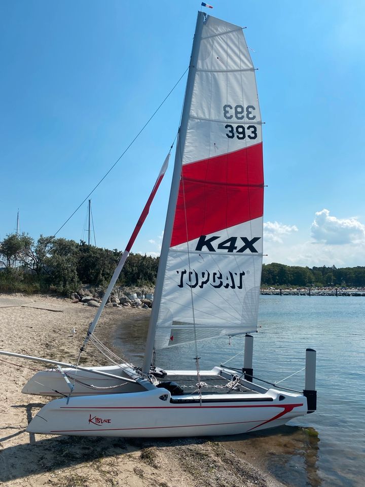 Topcat K 4 X Katamaran neuwertig aus 2019 (Segelnummer 393) in Timmendorfer Strand 
