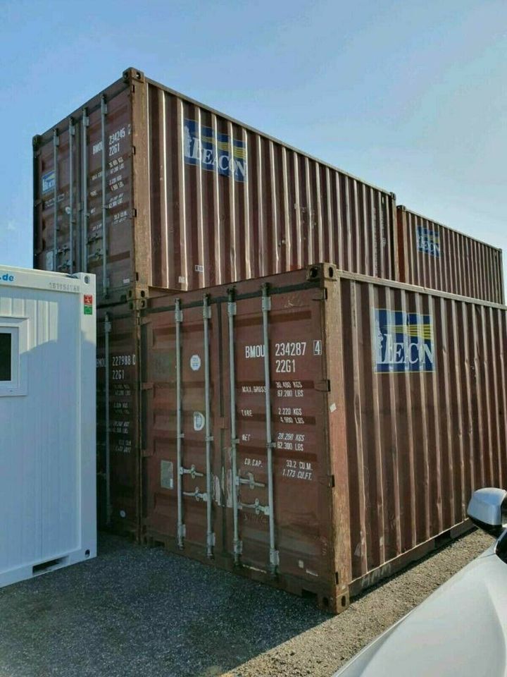 Lagercontainer, Seecontainer gebraucht 20 Fuß ca. 6x2,5m in Wismar