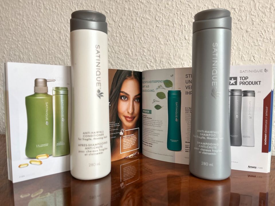 Amway Anti Haarausfall Shampoo Spülung SATINIQUE in Schleiz