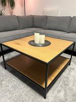 Couchtisch ( Wildeiche ) Gestell Metall Matt Schwarz Nordrhein-Westfalen - Grevenbroich Vorschau