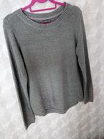 Strickpullover grau Street One 40 Hessen - Battenberg Vorschau