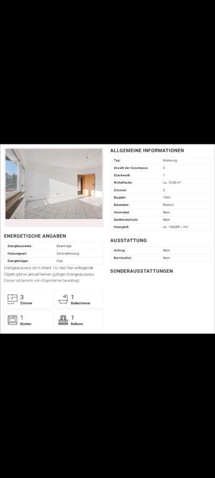 Eigentumswohnung in Gelsenkirchen-Erle zu verkaufen. in Gelsenkirchen