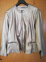 Jacke Lederimitat Metallic  mit Innenfutter Gr.48 Canda Premium Saarland - Ottweiler Vorschau