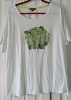 Ulla Popken, T-Shirt, 50/52, weiß/grün, tolle Qualität Niedersachsen - Moormerland Vorschau