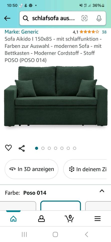 Schlafcouch gebraucht in Mettlach