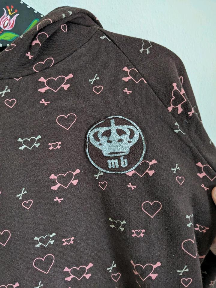 Pullover Sweatshirt Sweater Pulli braun y2k 2000er 00er XS in Oyten