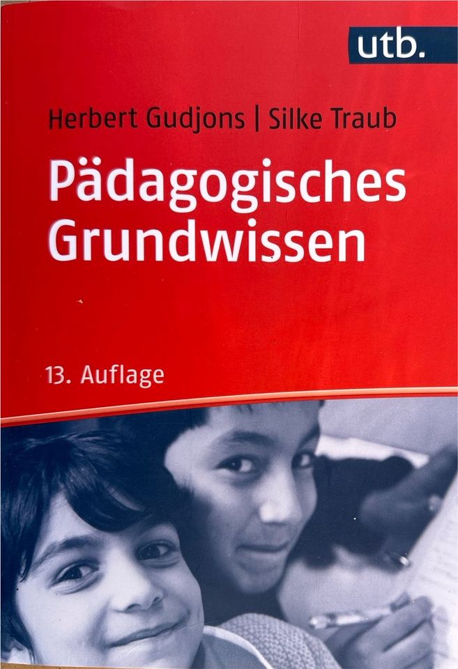Pädagogisches Grundwissen, 13. Auflage, H. Gudjons + S. Traub in Sauensiek