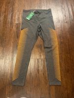 Sport Leggings, Farbe grau-orange, Größe M, neu Hessen - Flieden Vorschau