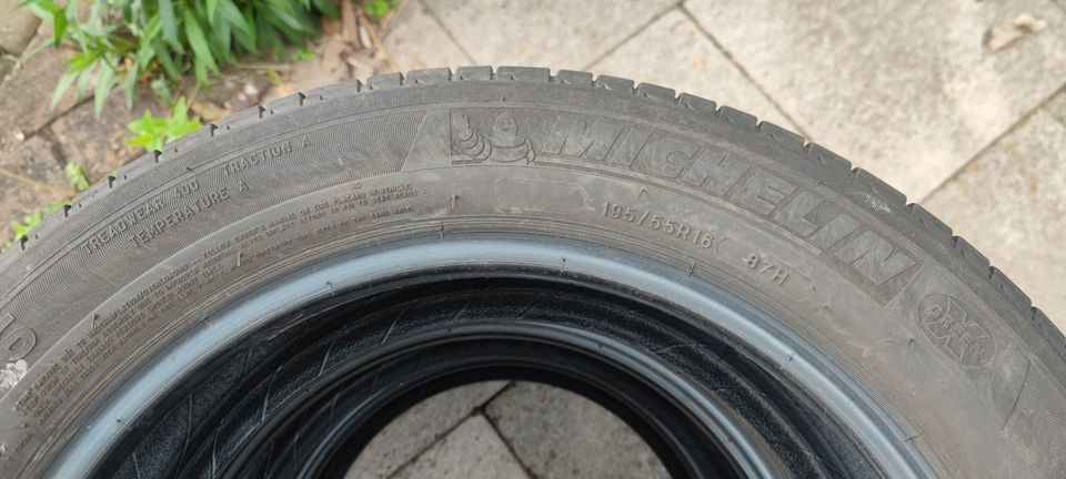 4x Michelin Sommerreifen 195/55 R16 87H in Menden