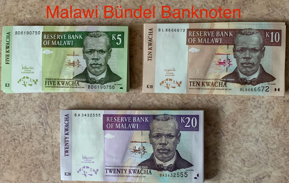 Verschiedene Länder Bündel Banknoten in Dillenburg