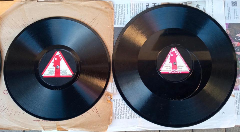 15 alte Schellack-Platten Richard Wagner Schallplatten selten in Tännesberg