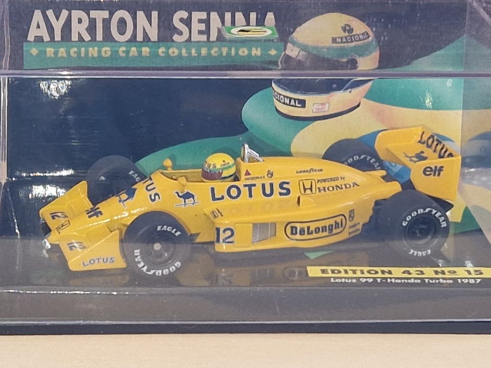 Ayrton Senna Racing Car Collection Lotus 99 T-Honda Turbo 1987 in Wahrenholz