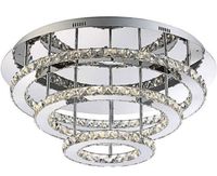 GLOBO Deckenleuchte, 3 Ringe, LED Leuchte, Kristall Chrom Lampe Bayern - Rosenheim Vorschau