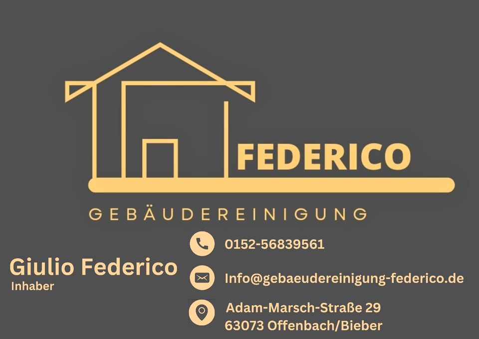Treppenhausreinigung, Fensterreinigung, Gebäudereinigung Federico in Offenbach