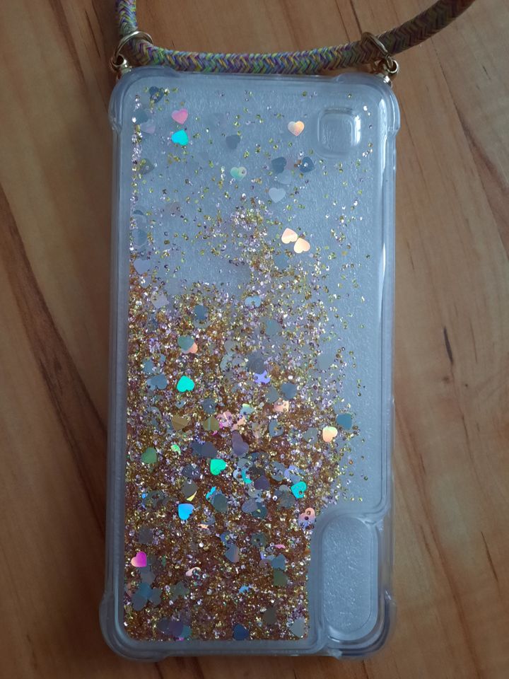 Handyhülle / Case mit Kette und Glitzer - Samsung Galaxy A10/M10 in Springe