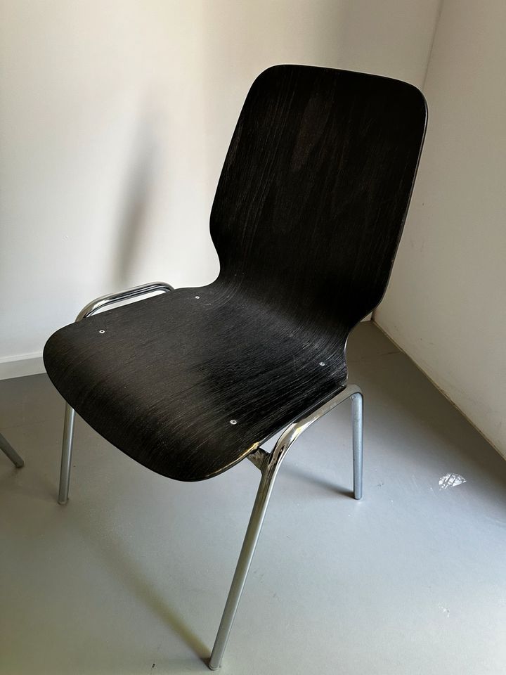 Freischwinger Stuhl 3 stk. Schwarz in Düsseldorf
