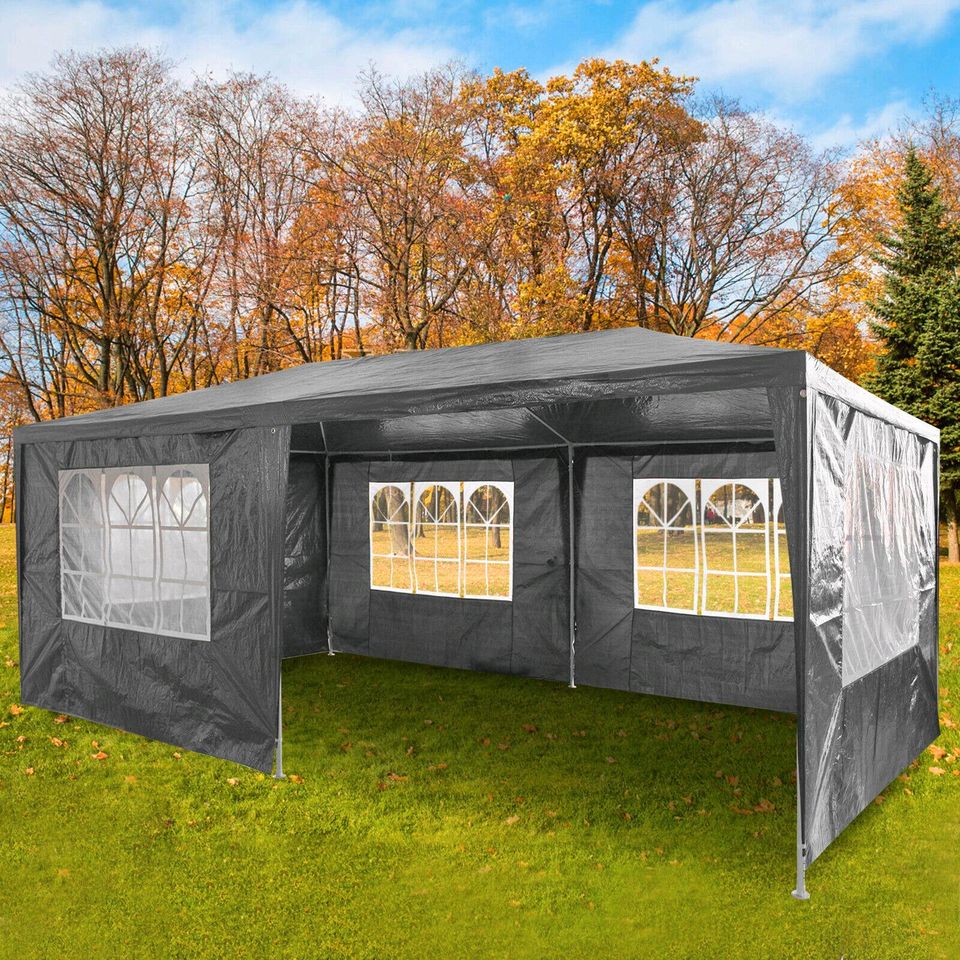 Pavillon Gartenzelt Partyzelt Festzelt 3x3 3x4 3x6 3x9 Meter in Offenbach