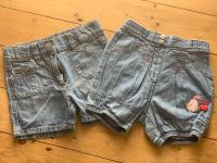 2x bequeme Jeans-Shorts Gr. 74 Bayern - Wasserlosen Vorschau