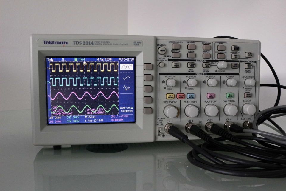 Oszilloskop Tektronix TDS 2014 4 Kanal mit Zubehör, neuwertig! in Mönchengladbach